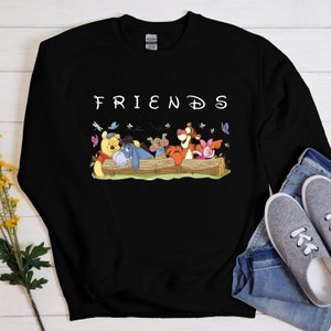 Winnie the Pooh Friends T-shirt Disney Friends Shirt Bear - Etsy