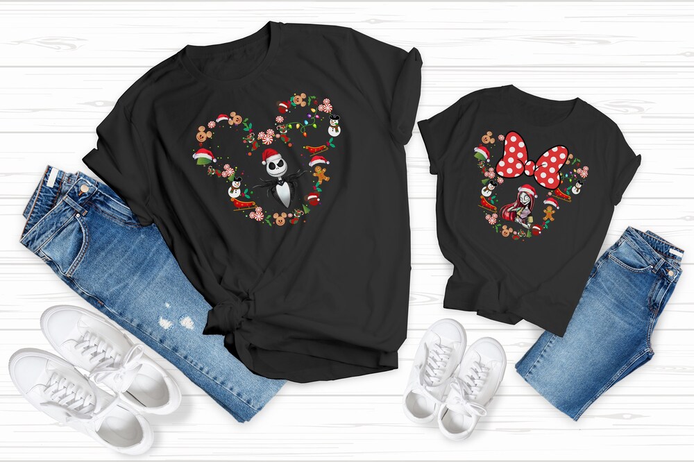 Nightmare Before Christmas Shirt, Cute Jack Skellington’S And Sally Shirt, Christmas Matching Couple Shirt, Christmas Sweatshirt Gift Teej59 Donuink Store