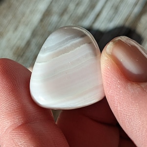 Lovely Pink Mangano Calcite Tumble consciously Sourced Naica, Mexico