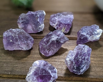 Dazzling Amethyst Raw Crystal Chunks Consciously Sourced Brazil