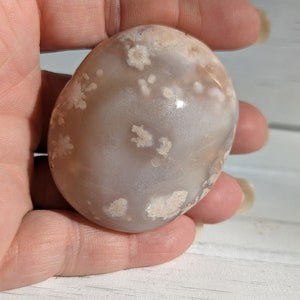 Ágata flor, ágata sakura, piedra de palma extraída en Madagascar