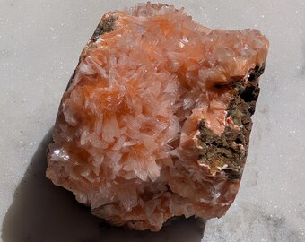 Natural Stilbite & Heulandite Cluster Calming Crystal for Dreams, Heart Healing and Spiritual Awakening