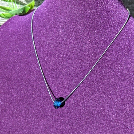 Beautiful Blue Kyanite single bead minimalist gem… - image 8