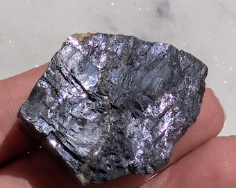 Galena Crystal – Grounding, Courage & Shadow Work Stone – Sourced in Illinois – Raw Metallic Cube Formation