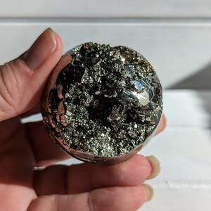 Shiny Pyrite Sphere Consciously Sourced Peru #1
