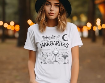Midnight Margaritas T-Shirt: Witchy Practical Magic Tee