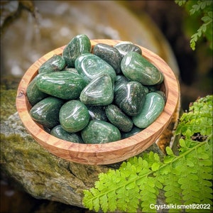Green Aventurine Tumbled Stone Consciously Sourced