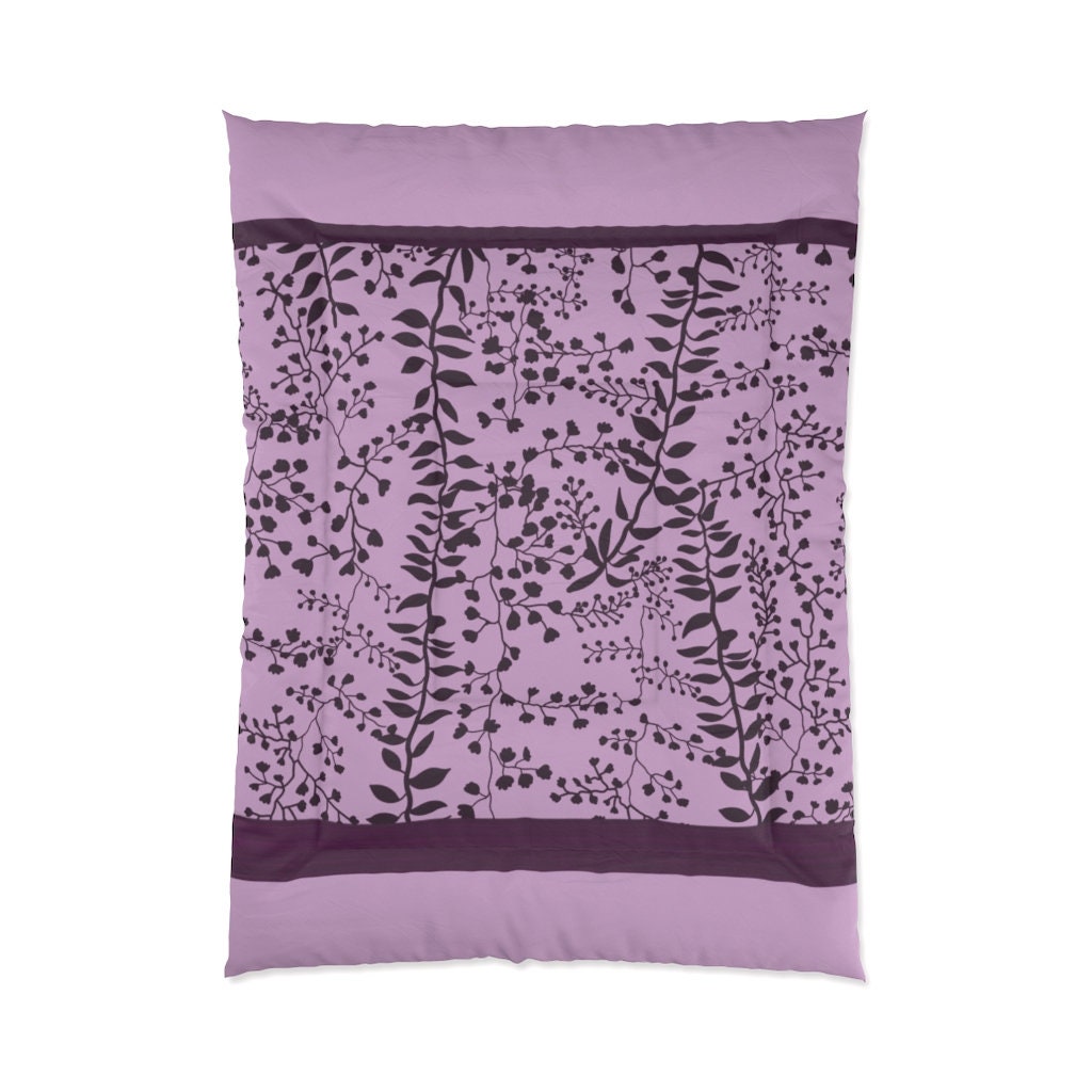 Comforter Lavender Freesia Bella Swan Bedding Twilight Saga Etsy