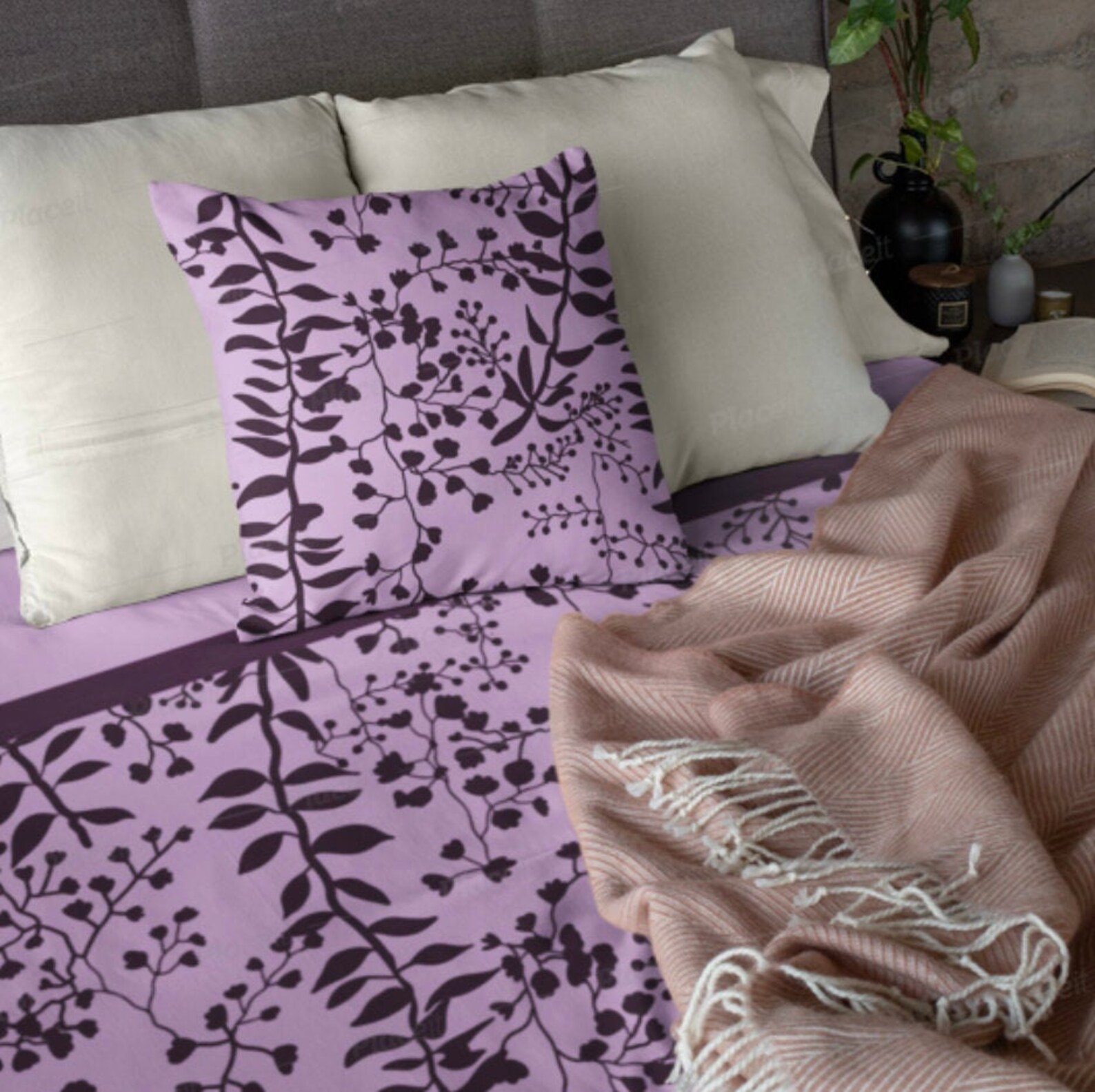 The Lavender Freesia Duvet Cover Bella Swan Bedding Twilight Etsy Canada