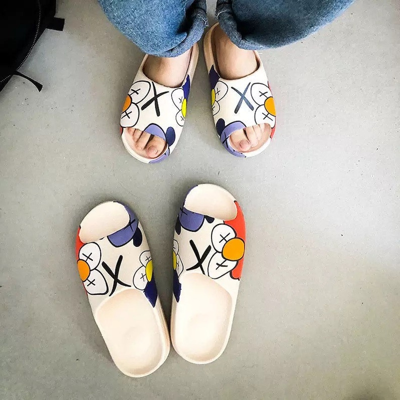 kaws yeezy slides