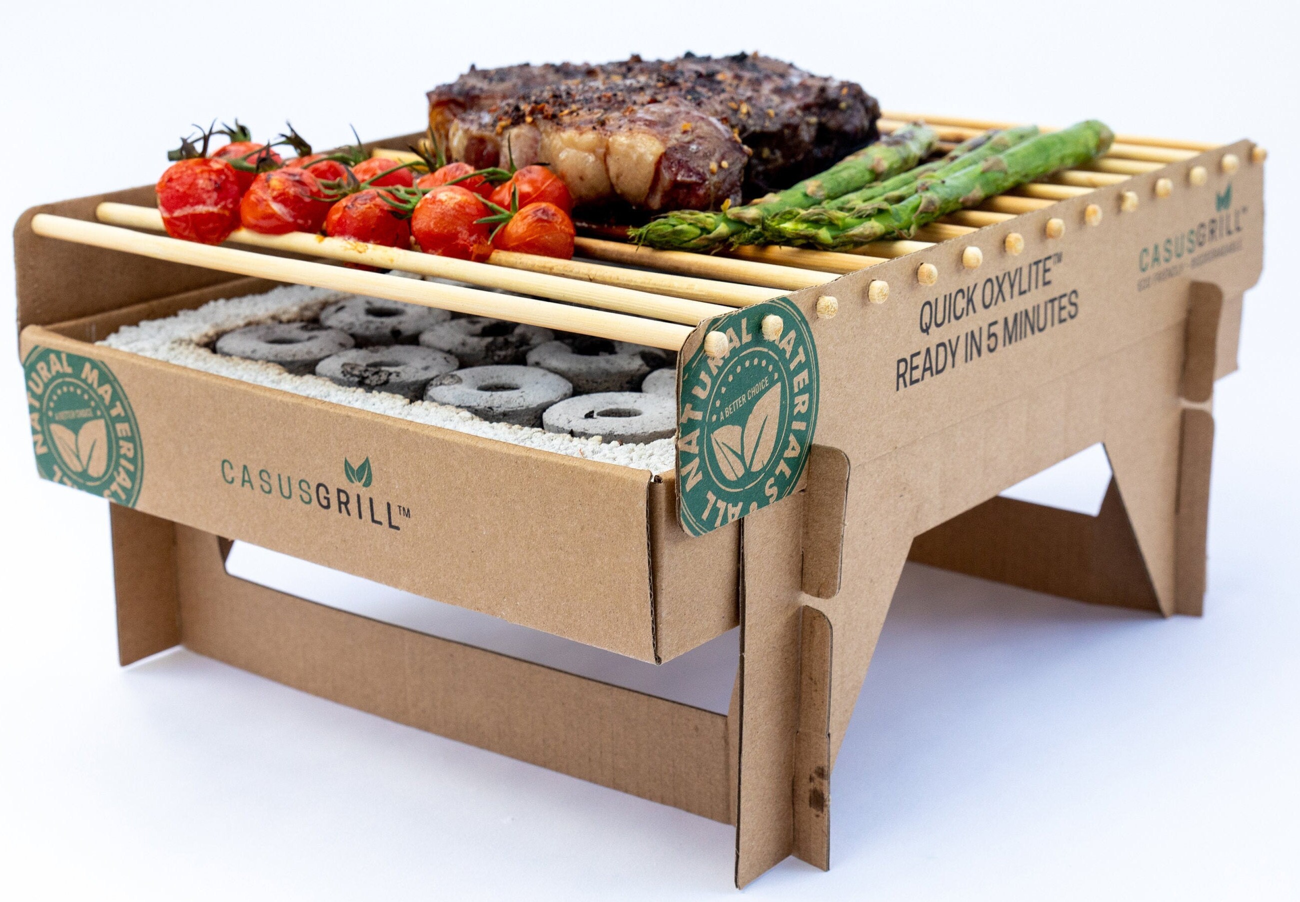 2 Pack of CasusGrill EcoFriendly Portable Barbecue Etsy