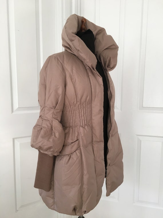 Tres Chic Mutton Sleeve Feather Down Jacket - image 3