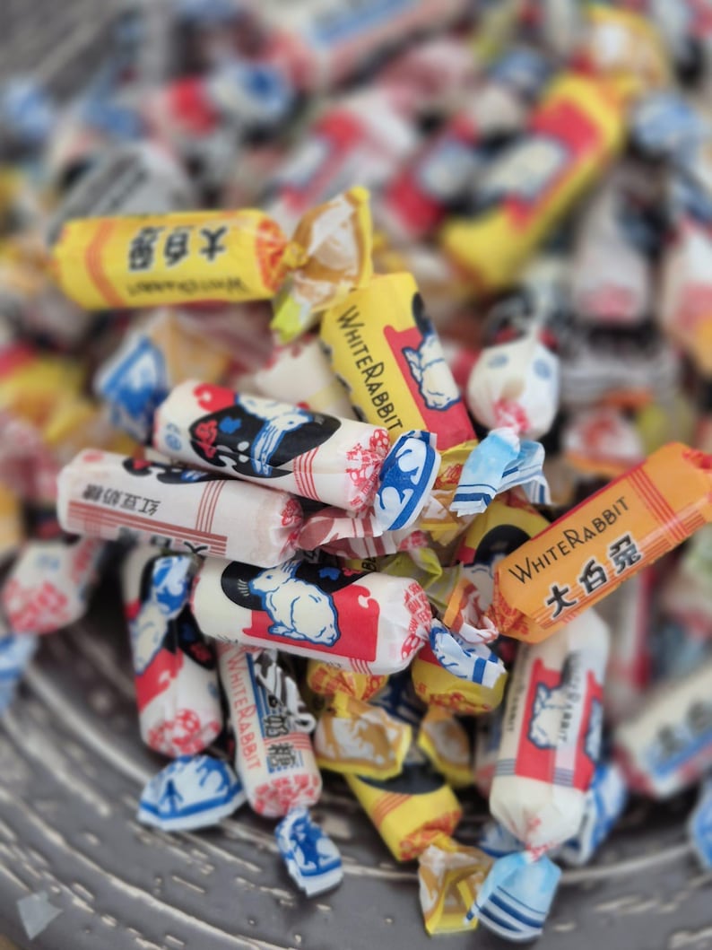 Big Rabbit Sweets Assorted Flavor White Rabbit Candies-chinese Snacks-asian Snacks - Etsy ...