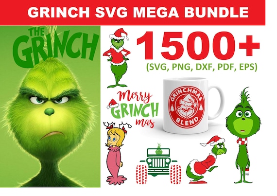 Download 1500 Grinch Svg Mega Bundle Etsy
