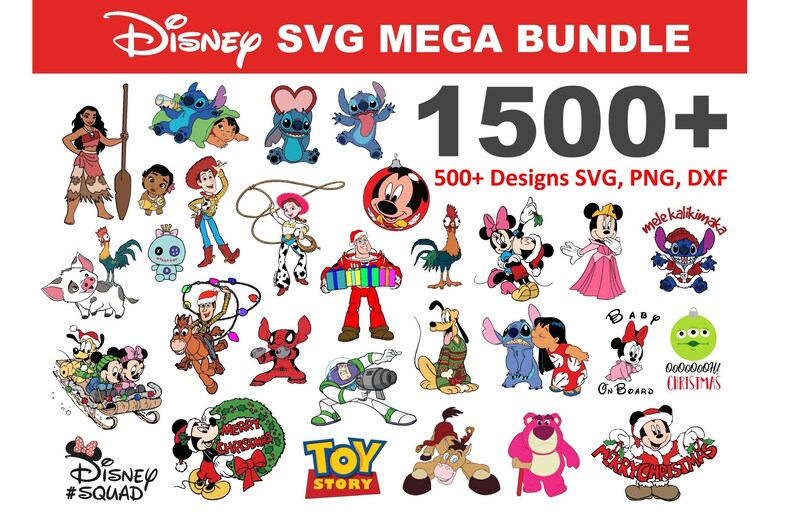 Download 1500 Disney Svg Mega Bundle Etsy