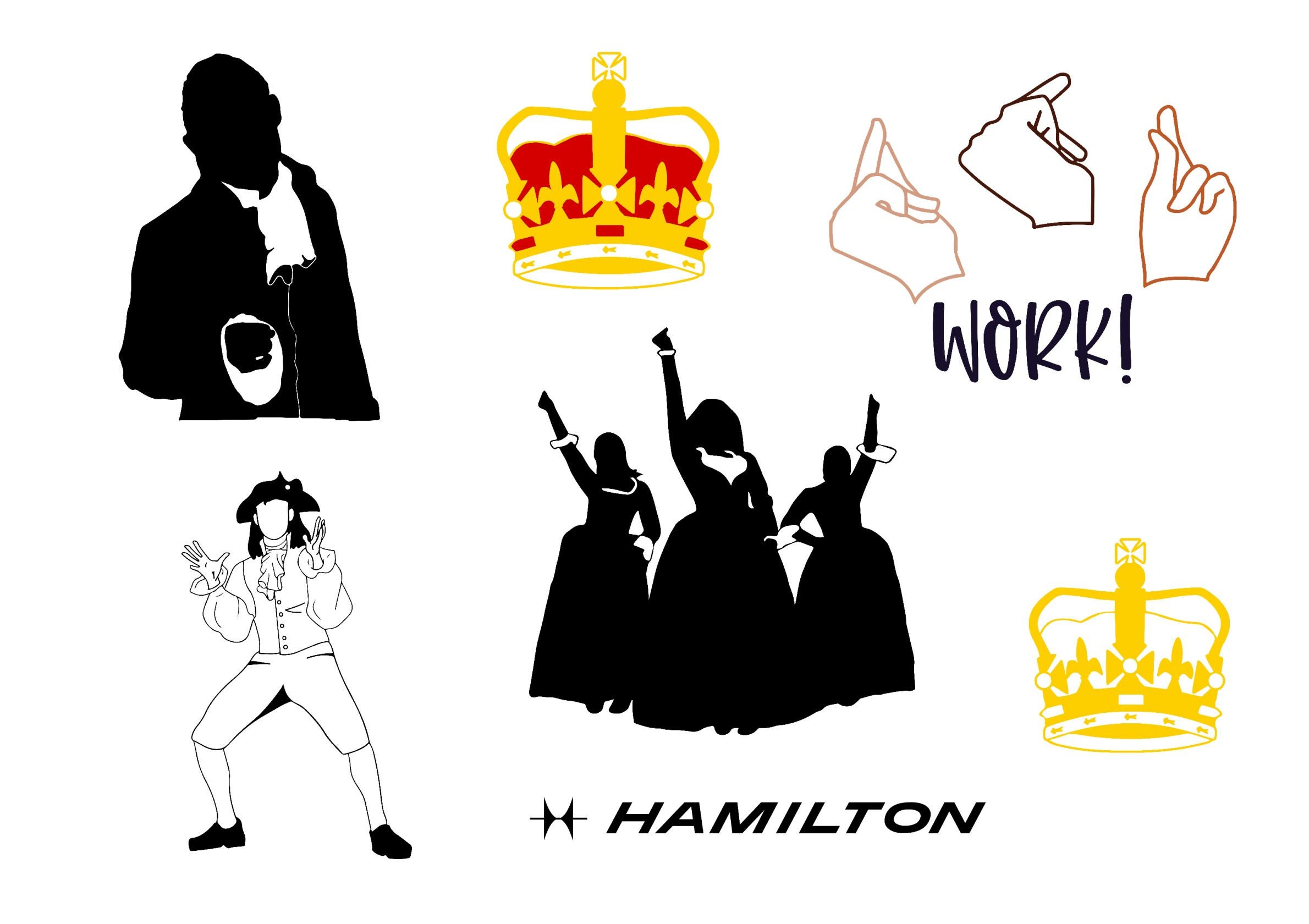 Download 130 Hamilton SVG Bundle | Etsy