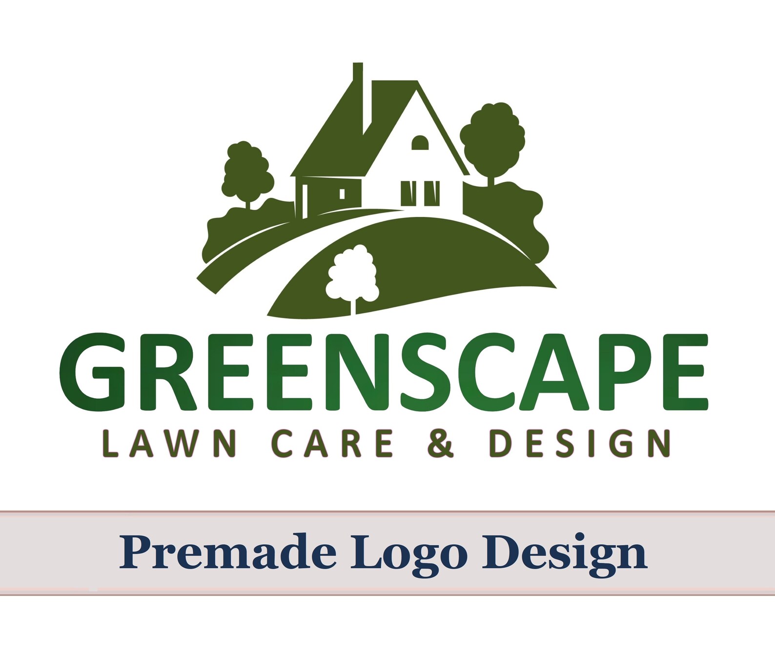 Landscaping Logo Design Lawn Care and Service Logo Garden Etsy