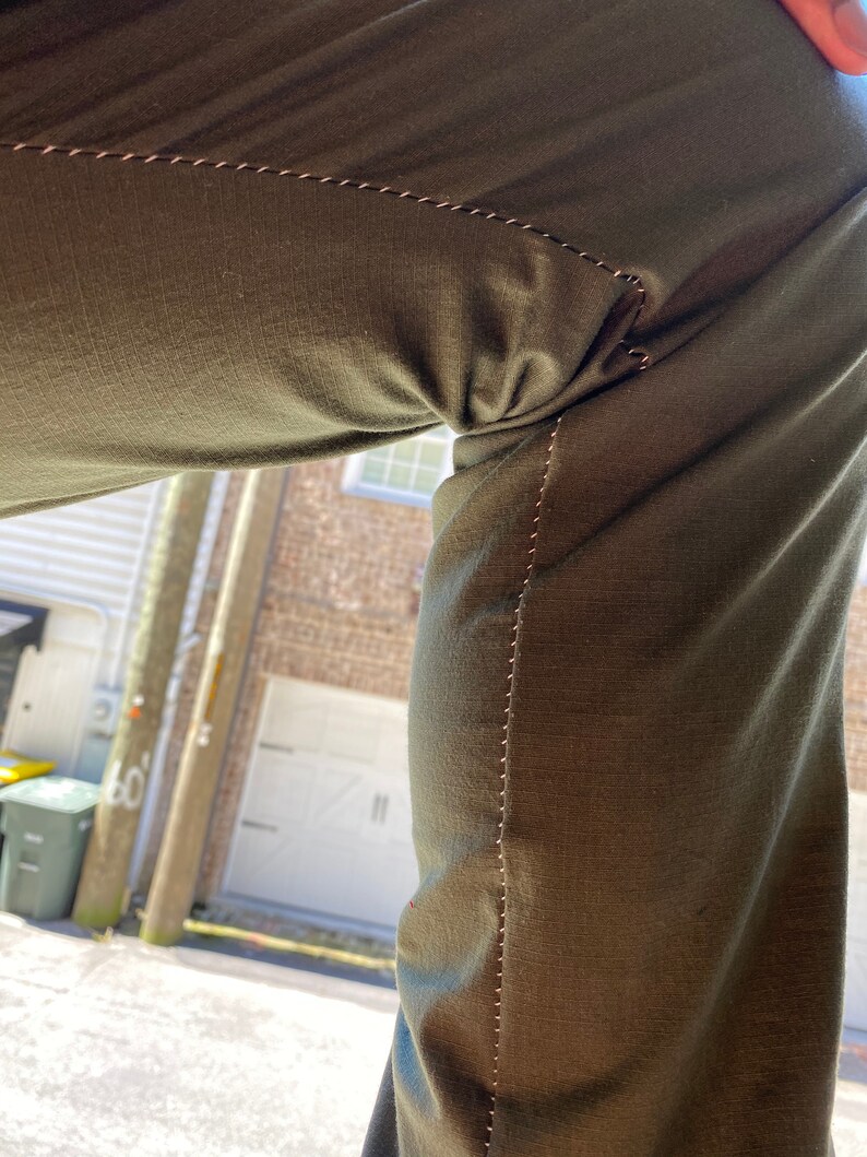 sage green cargos