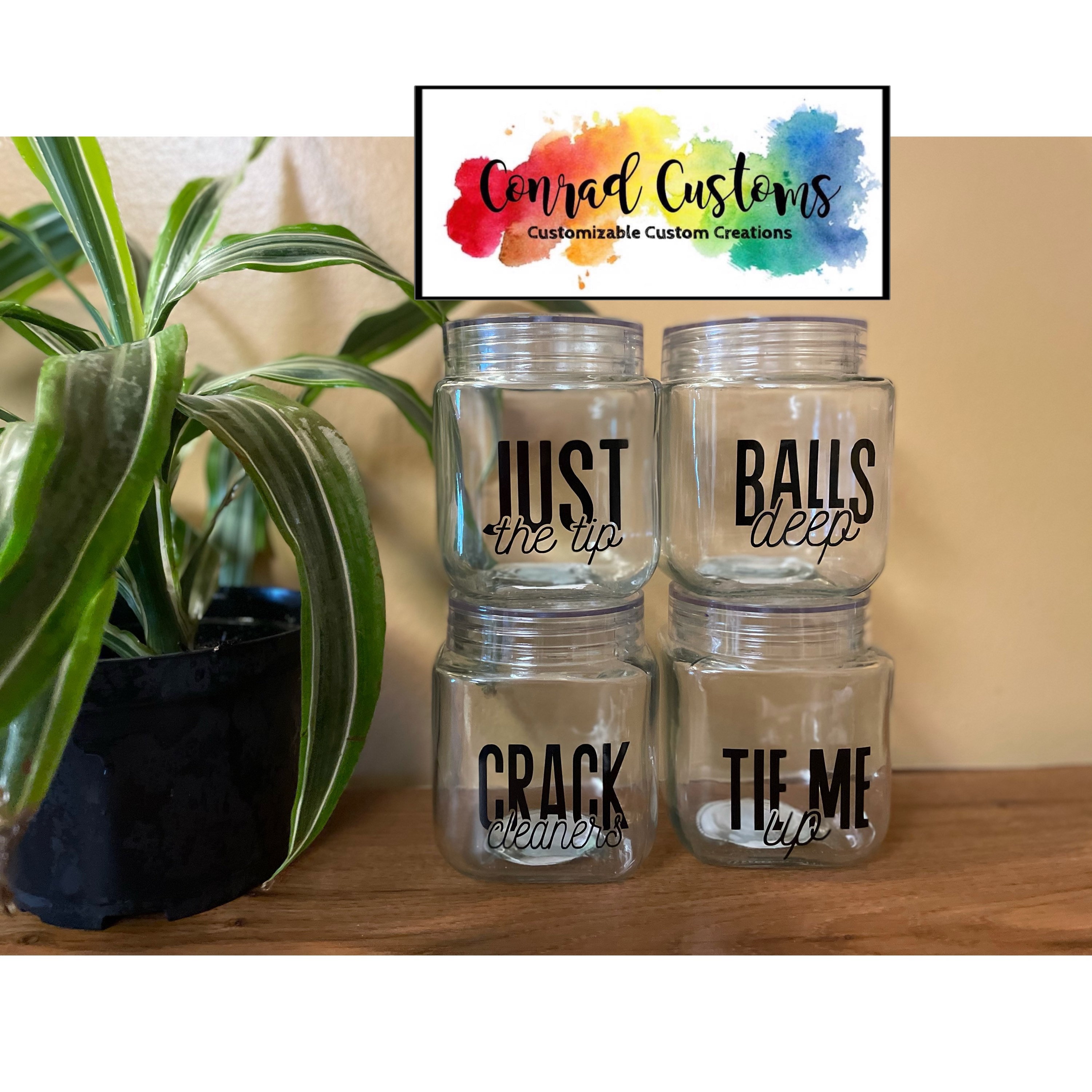 Bathroom Jars Etsy