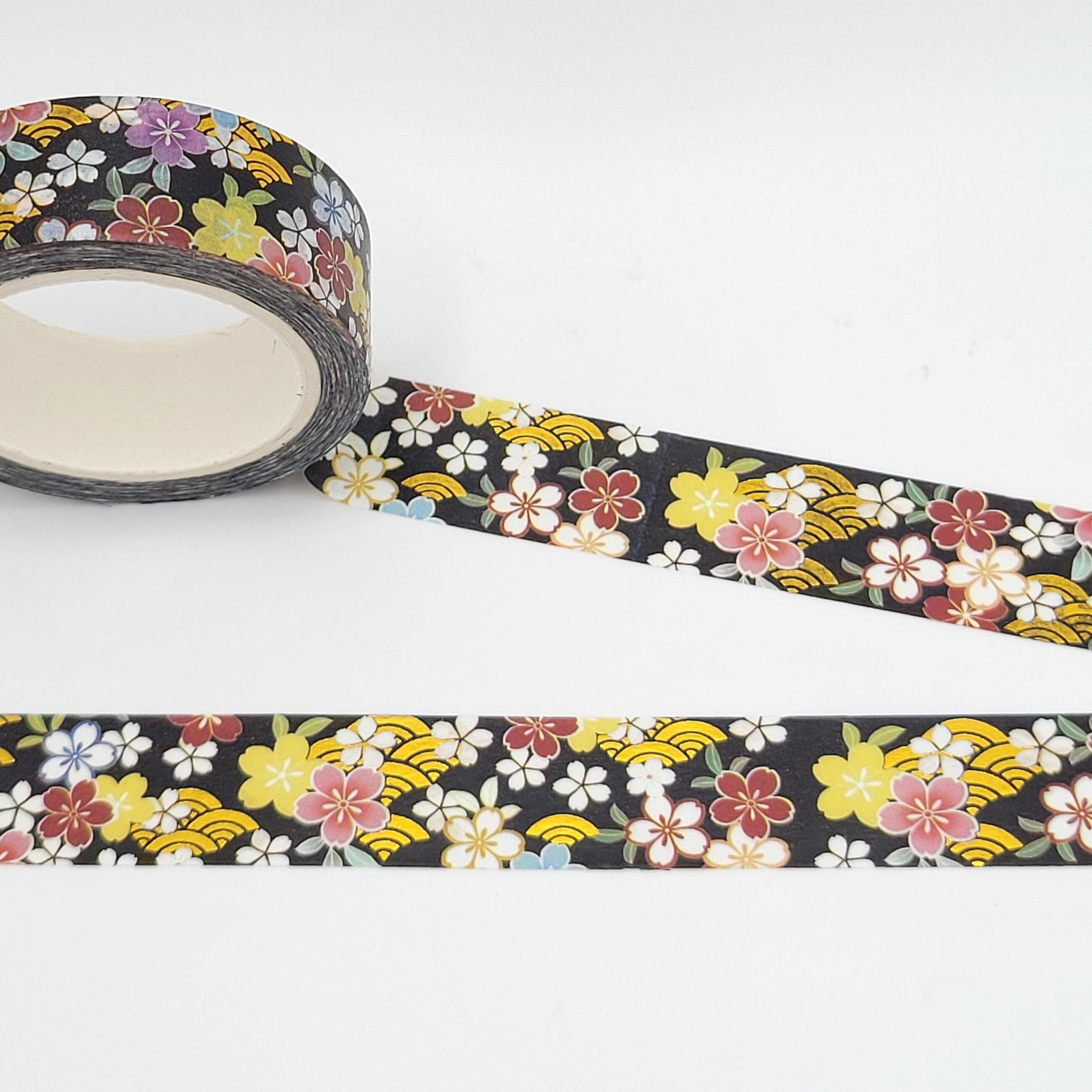 Goldfolie Floral Washi Tape: Vintage Elegant Planer Tape