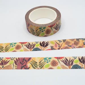 Abstract Floral Washi Tape: Autumn Leaves, Pen Pal Supply
