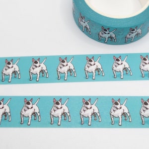 Bull Terrier Washi Tape: Dog Lover Planner Tape