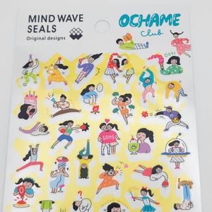 120 Adesivi Trasparenti PET Con Donne Vintage – Stickers Aesthetic Per Album, Diario, Laptop, Planner - 4
