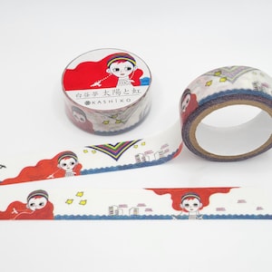 Rainbow Goddess Washi Tape: Kashiko Japanese Stationery