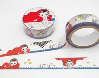 Taśma washi Rainbow Goddess: Kashiko Japanese Stationery