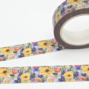 Floral Washi Tape: Summer Garden, Daisy Design