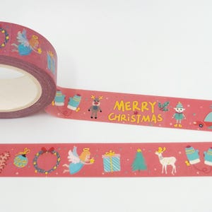 Gold Foil Christmas Washi Tape: Holiday Cards & Crafts