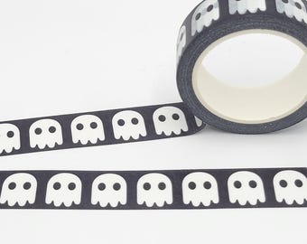 Ghost Washi Tape: Halloween Planner Tape, 15mm