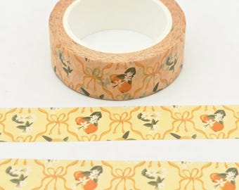 Orange Blossoms Washi Tape: Fruit Planner Tape