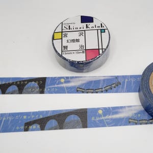 Shinzi Katoh Galactic Railroad Washi Tape: Japanese Film Train