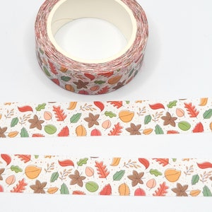 Herbstlaub Washi Tape: Planer Herbst, Junk Journal Versorgung