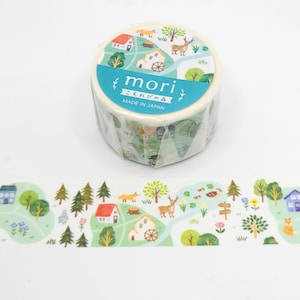Forest Town Washi Tape / Mind Wave Japanese Washi Tape / Forest Washi Tape / Pen Pal Gift / Planner or BUJO / Japanese Stationery
