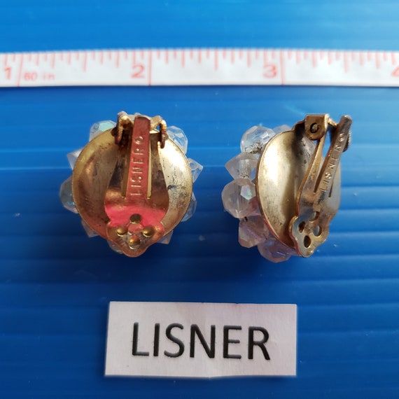 Signed Lisner, Beautiful Earrings - image 4