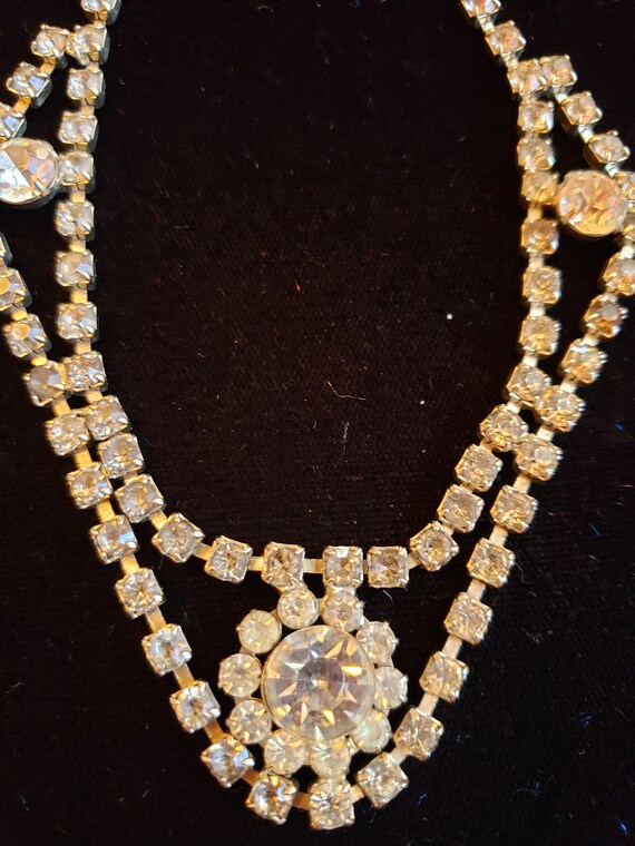 1930s Rhinestone Necklace - image 9