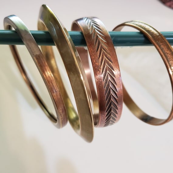 Brass and Copper Bangles