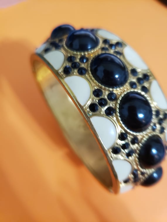 Clamp bangle Bracelet, Signed