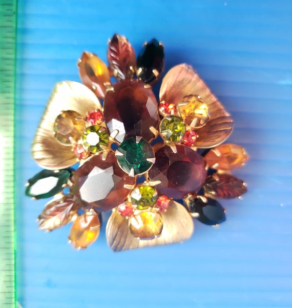 SOLD Multicolor Brooch from Delia Lara's Collecti… - image 2