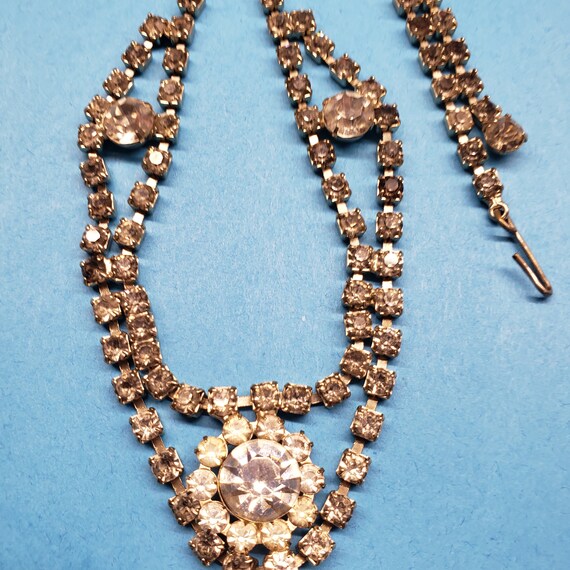 1930s Rhinestone Necklace - image 4