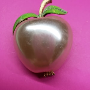 Signed JJ, Apple Brooch