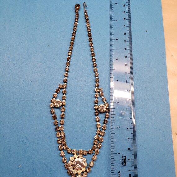 1930s Rhinestone Necklace - image 2