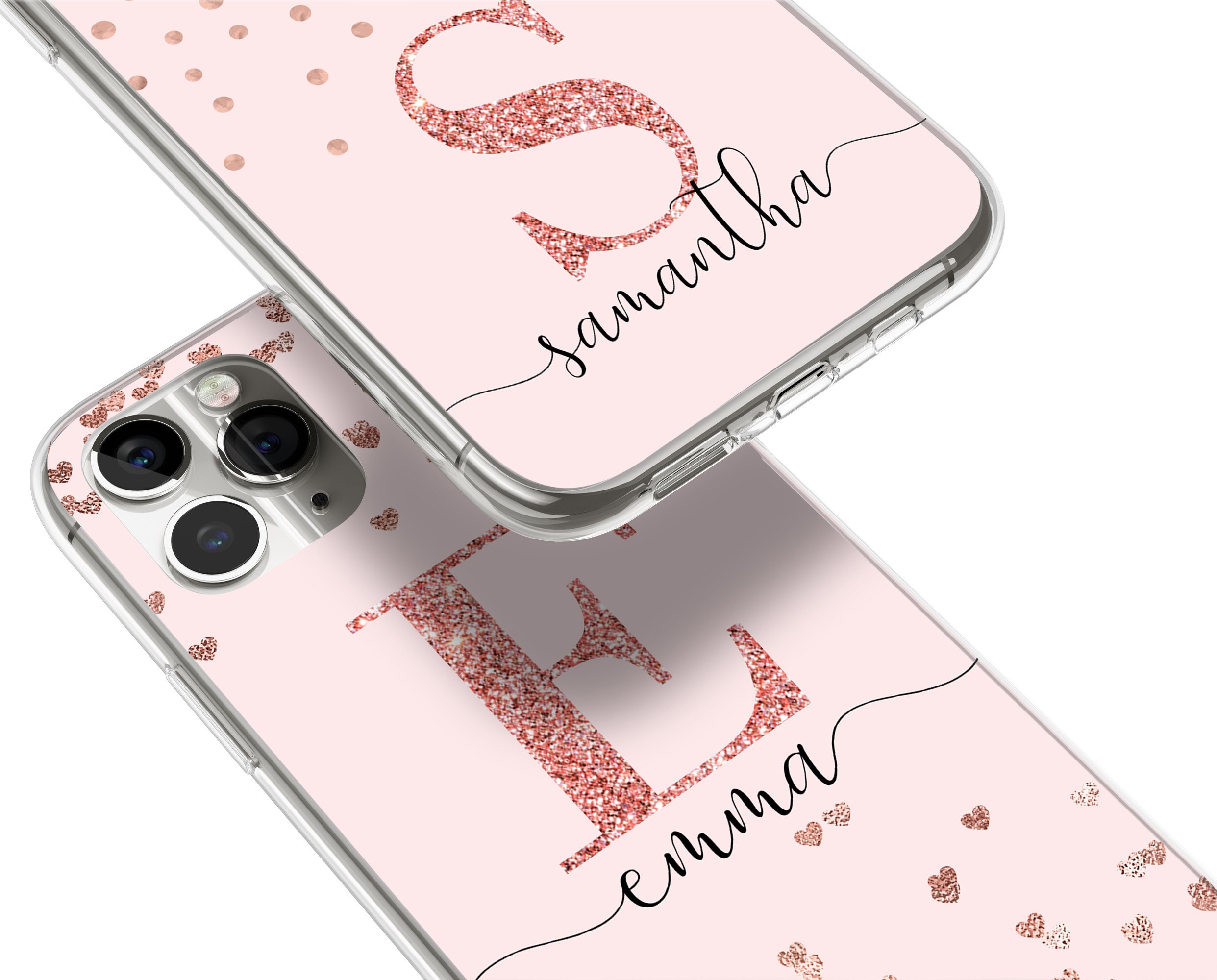 Personalised Phone Case Cover Customised Name Initials for Etsy UK
