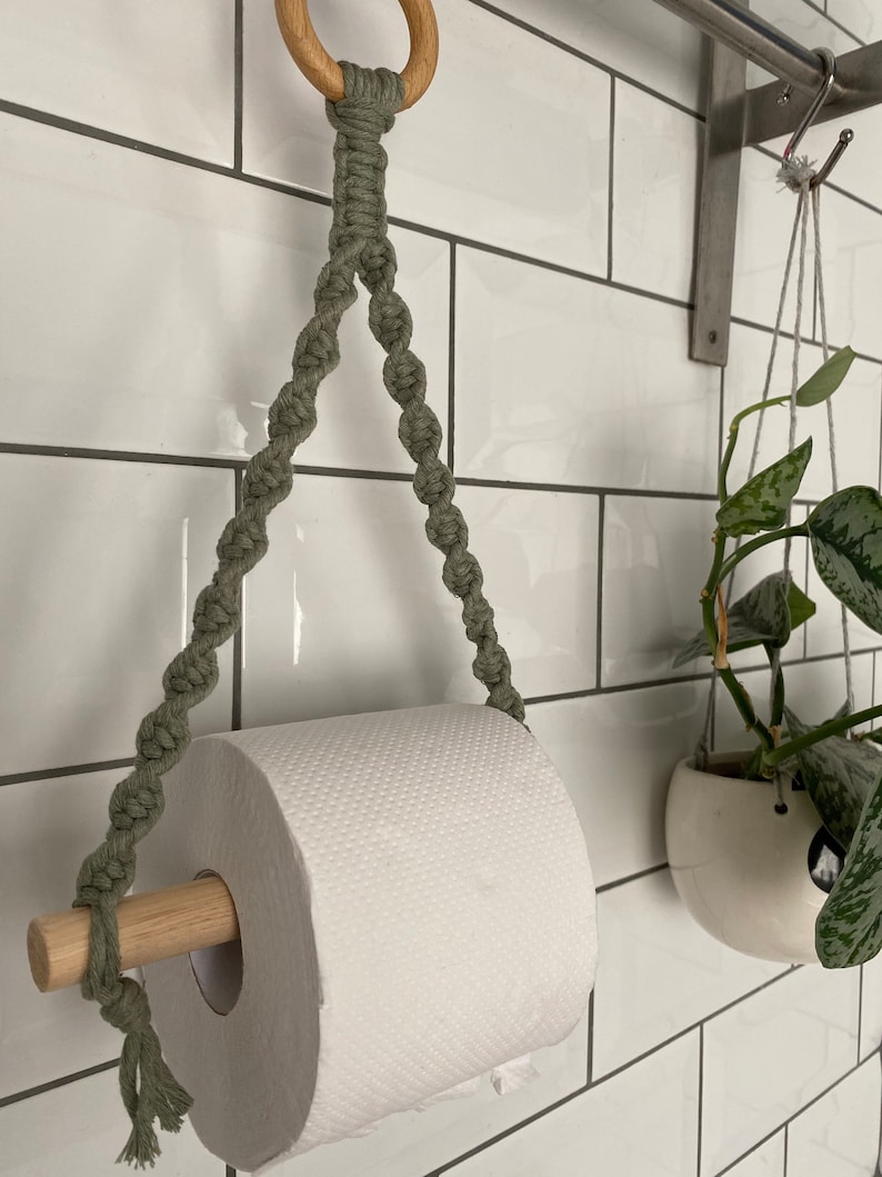 Sage Green Toilet Paper Roll Holder Toilet Roll Storage - Etsy