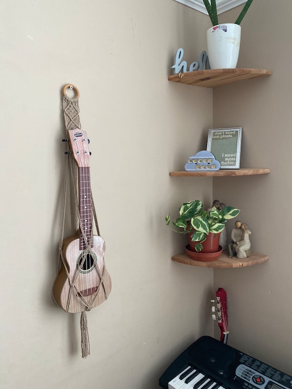 Taupe Macrame Ukulele Hanger, Music Home Decor, Ukulele Strap, Gifts for  Music Lover, Ukulele Wall Mount, Ukulele Sling, Ukulele Accessories 