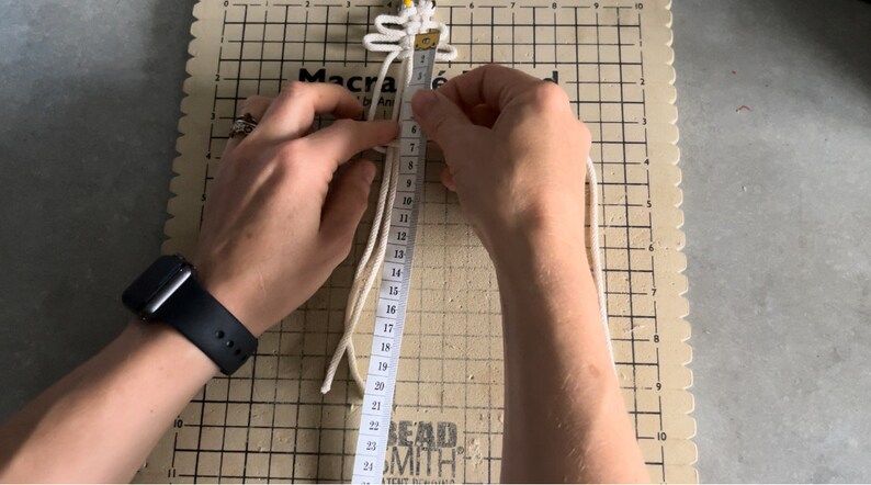 Tutorial de árbol de Navidad en macramé: Patrón en PDF + Vídeo (Descarga digital) imagen 5