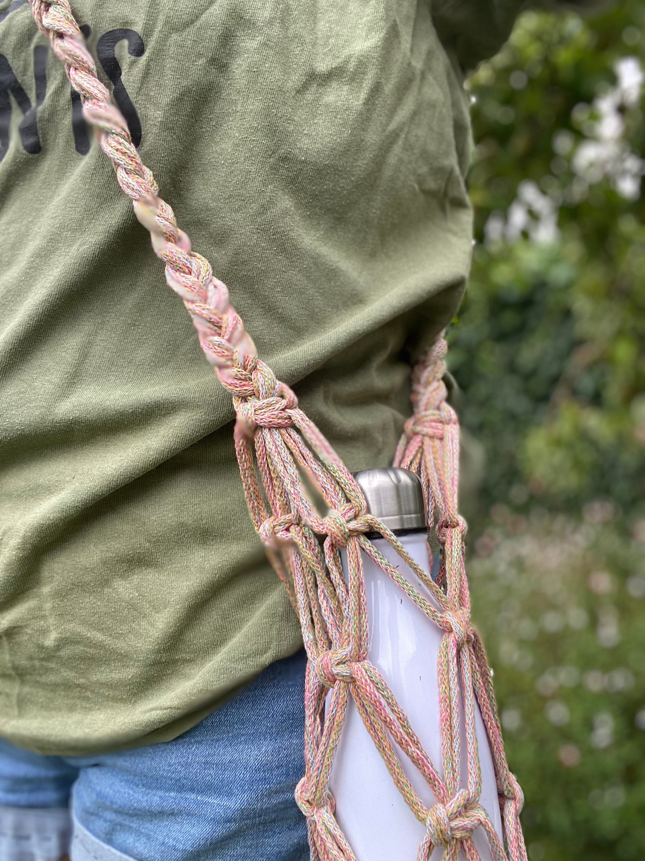 How to Macramé a Wine Holder - Absolute Beginner Tutorial - Melanie Ham