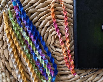 Makramee Armband aus recycelter Baumwolle